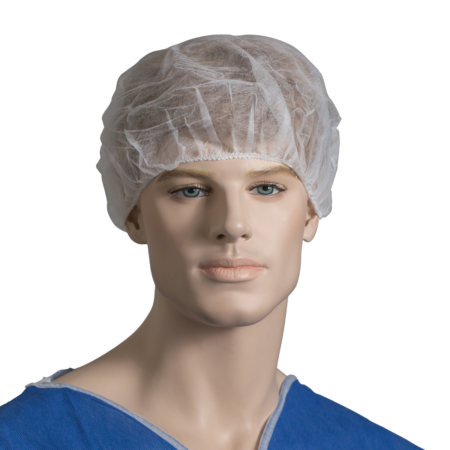 Polypropylene Bouffant Cap 21" - White (Carton of 1000)