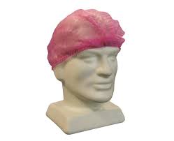 Polypropylene Crimped Beret - 21" - Pink (Carton of 1000)