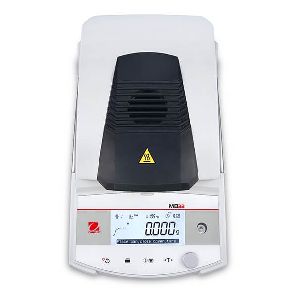 above view of moisture analyzer