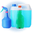 containers of detergent