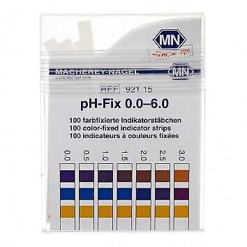 900428 - pH Indicator Test Strips Range 0-6