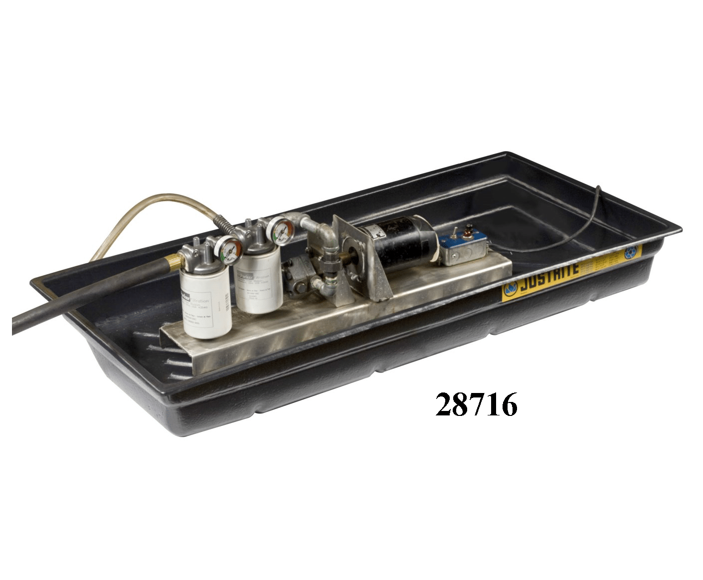 Polyethylene Spill Tray 75L Capacity - 1965 x 660 x 139mm (W x D x H) - 28716