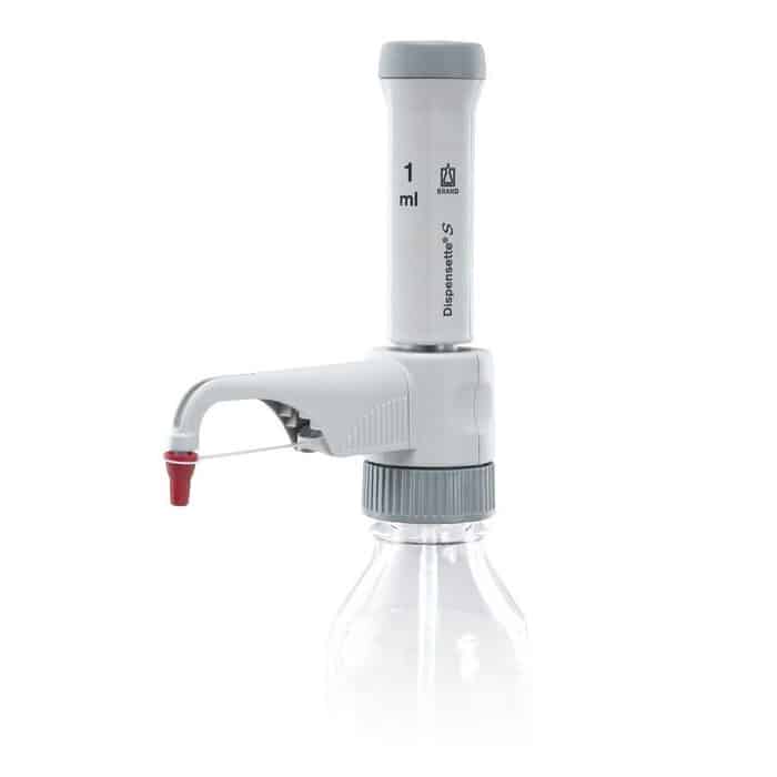 Bottle Top Dispenser Dispensette S FIXED VOLUME 5ml (with recirculation valve) Australian