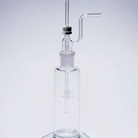 Dreschel Bottle Head, Adjustable - With 7mm Diameter Side Arms (MF27/3/13)