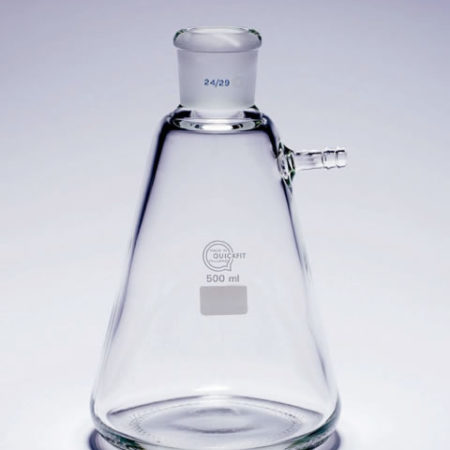Büchner Filter Flasks - Glass Side-Arm
