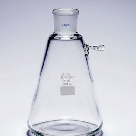 Büchner Filter Flasks with Glass Side-Arm - Nom. Capacity 1000ml (FB1L/3)