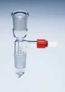 Receiver Adapter – With Screwthread Vent Vacuum Connection and Delivery Stem in Cone