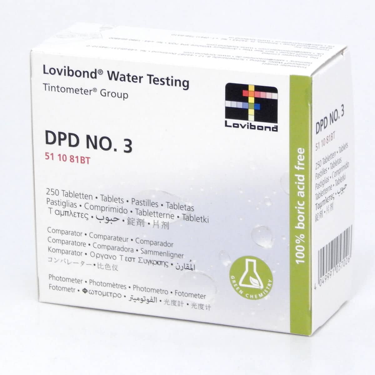 DPD No. 3 - Determining the Total Chlorine Content