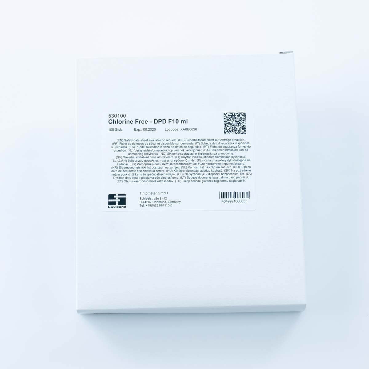 VARIO DPD F10 - Determining the Free Chlorine Content - Range:0.02 - 2 mg/L (Pack 100 Powder Packs) - Image 2