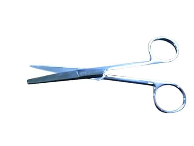 Scissors Straight Sharp/Blunt 12.5cm Stainless Steel